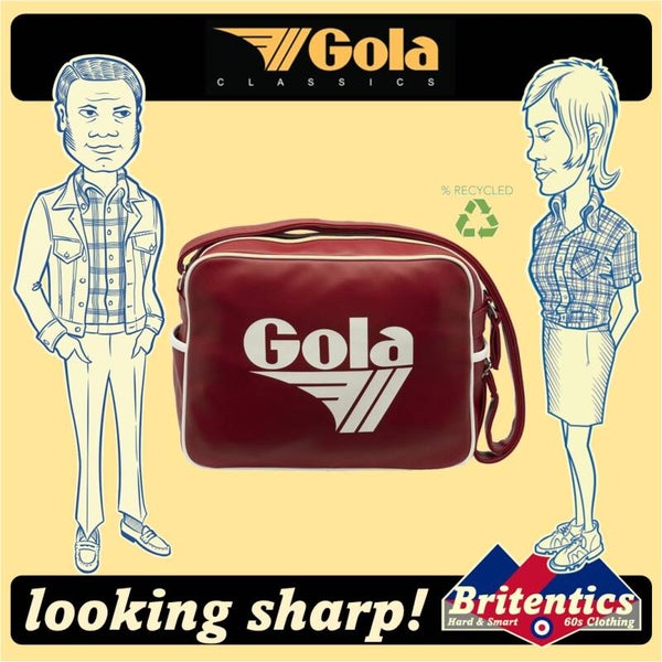 Gola Bag Redford Deep Red White - GOL12