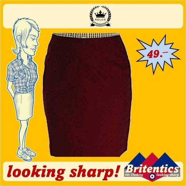 Relco Skirt Tonic Red - REL09