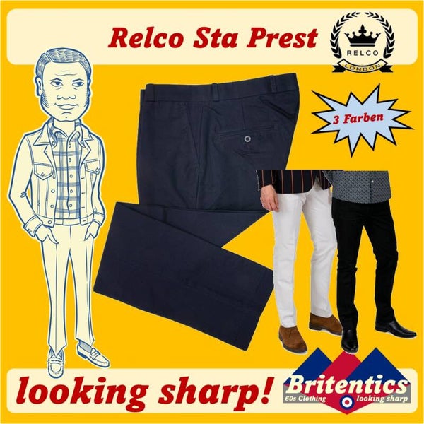 Relco Sta Prest Navy, Black, Stone