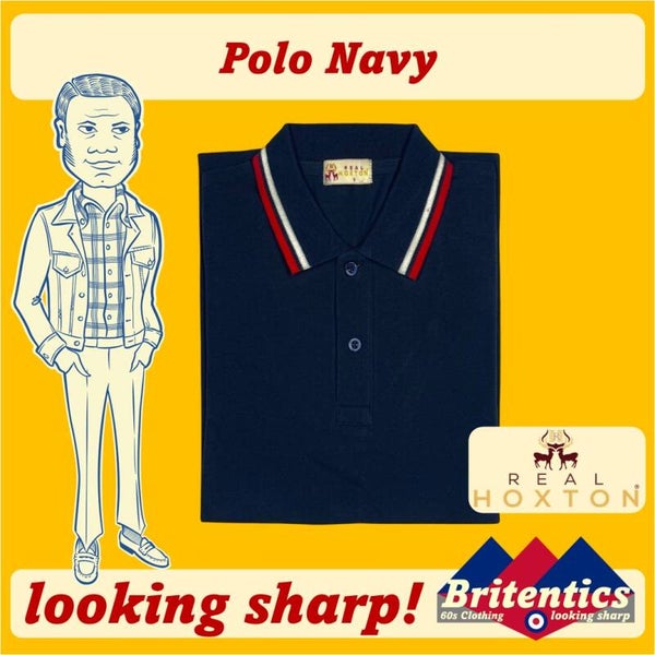 Real Hoxton Polo-Shirt Navy REA53