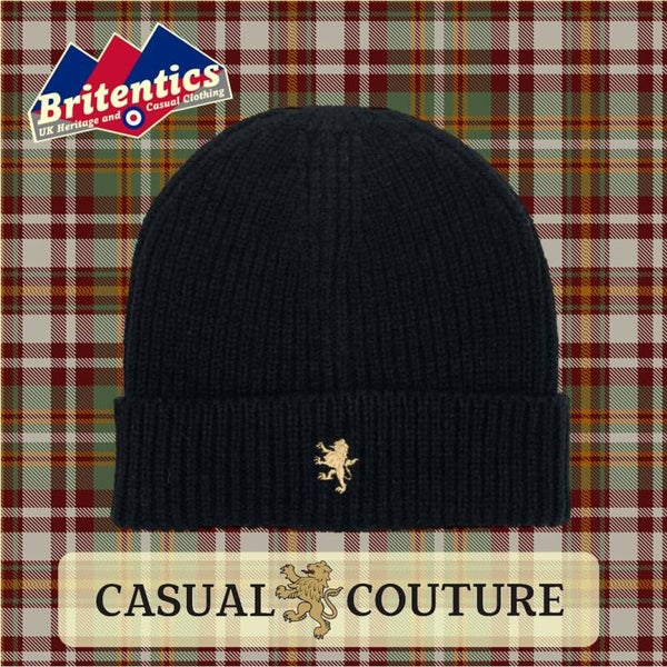 Casual Couture - The Ribbed Beanie - schwarz CAS05