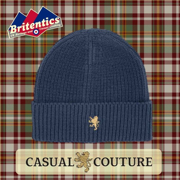 Casual Couture - The Ribbed Beanie - stahlblau CAS13