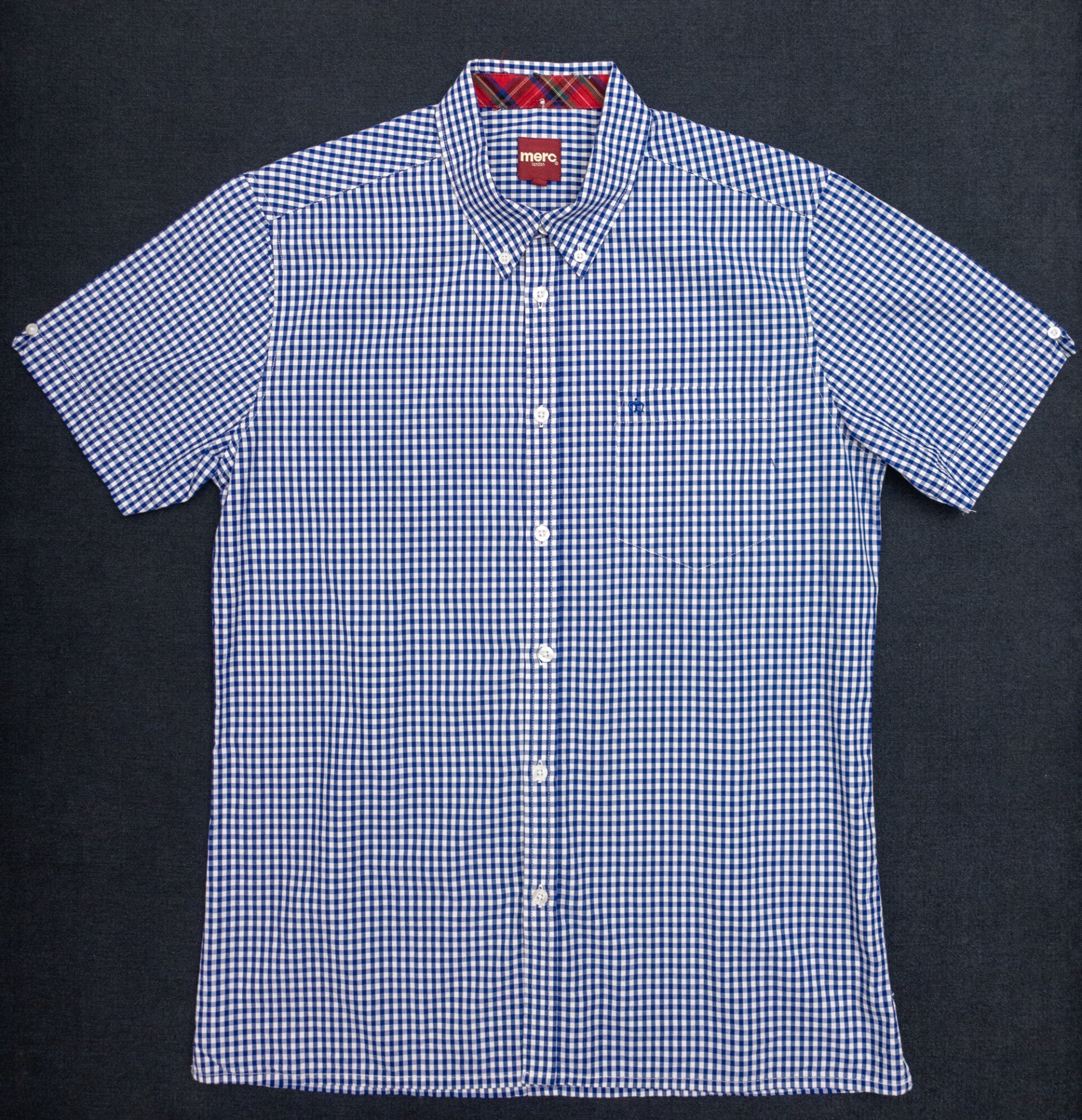Merc Gingham Button Down - NEU - Grösse S - KAE55
