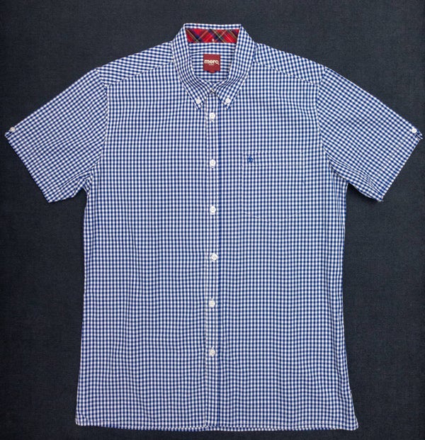 Merc Gingham Button Down - NEU - Grösse S - KAE55