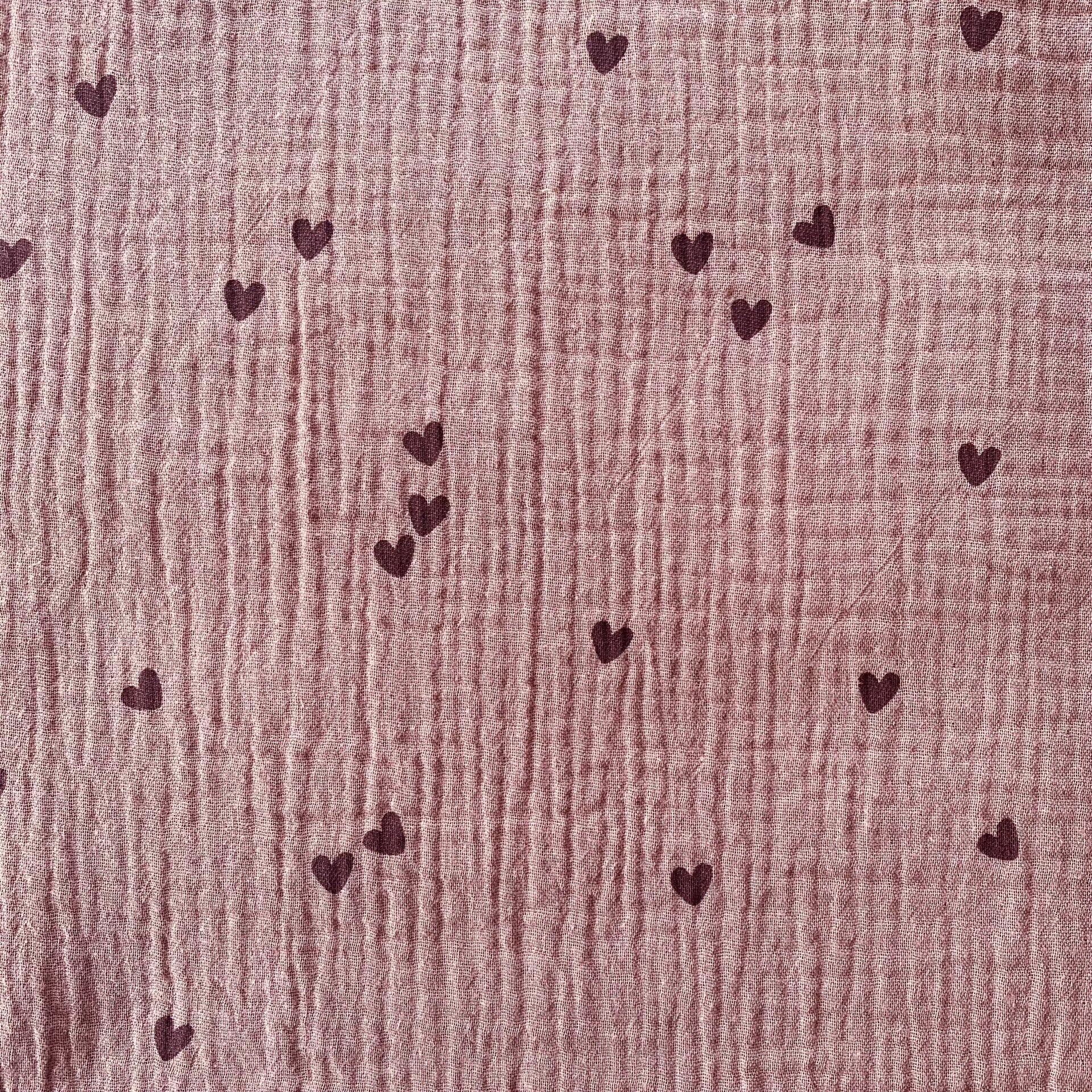 3010 - oud roze hartjes hydrofiele 