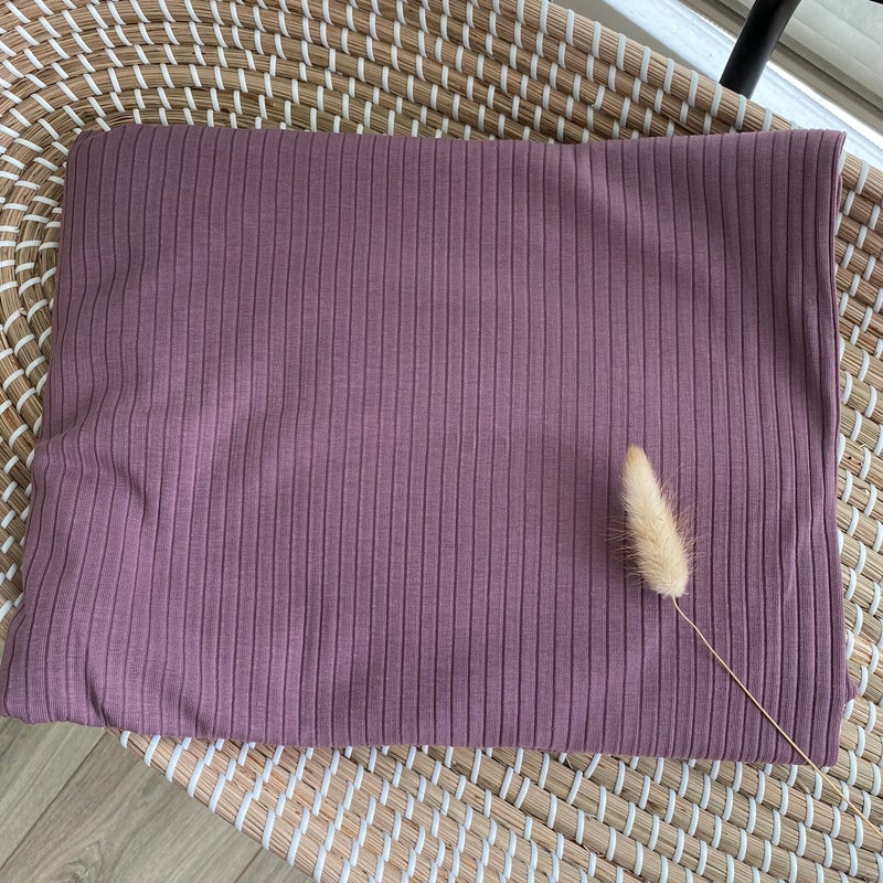Brede rib Tricot BR 8 - Paars