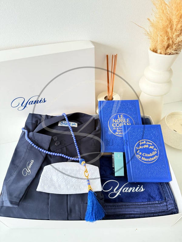Coffret islamique Homme bleu