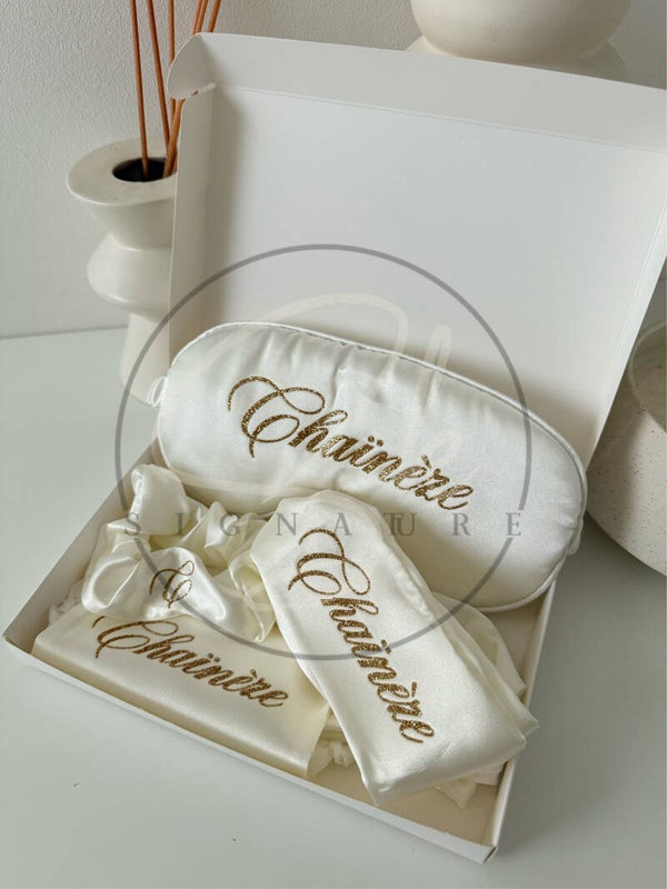 Coffret accessoires satin