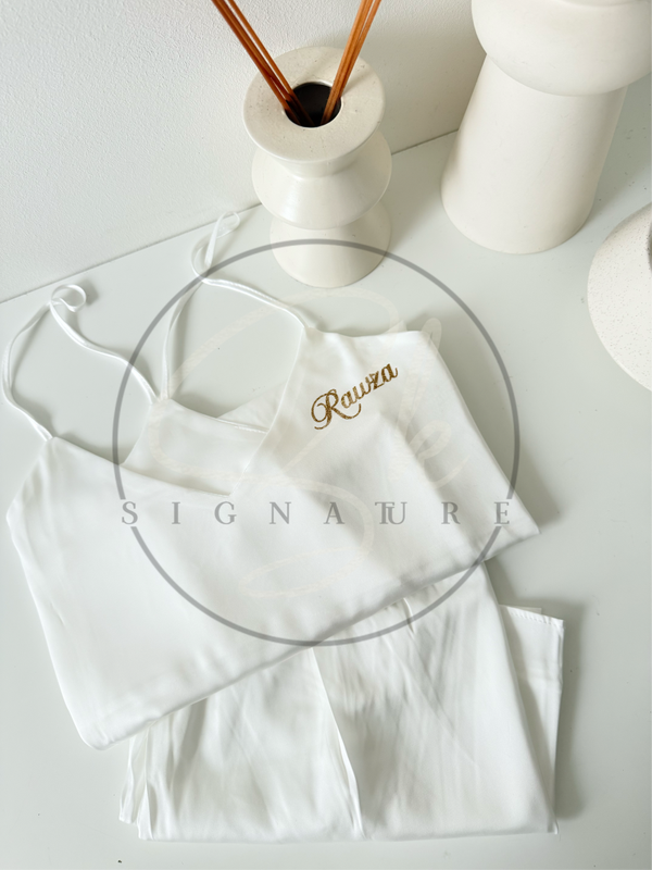Pyjama satin (débardeur/ short)