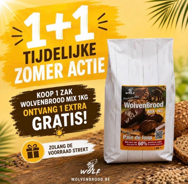 ☀️ 1 + 1 Zomeractie - Wolvenbrood 1kg