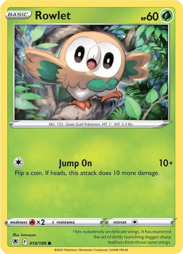 19/189 Rowlet SWSH10