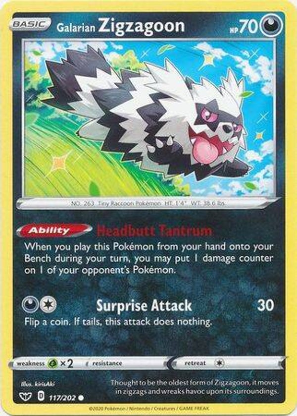 117/202 Galarian Zigzagoon SWSH1