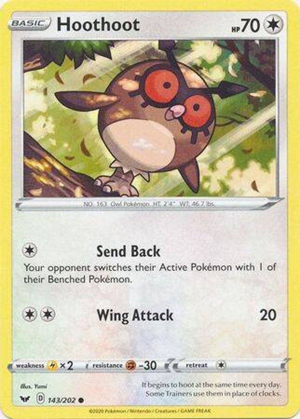143/202 Hoothoot SWSH1