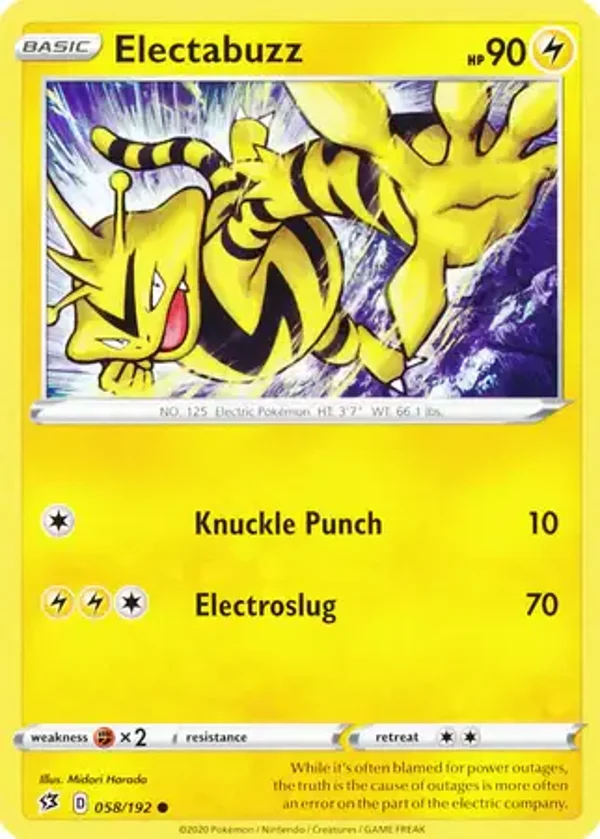 58/192 Electabuzz SWSH2