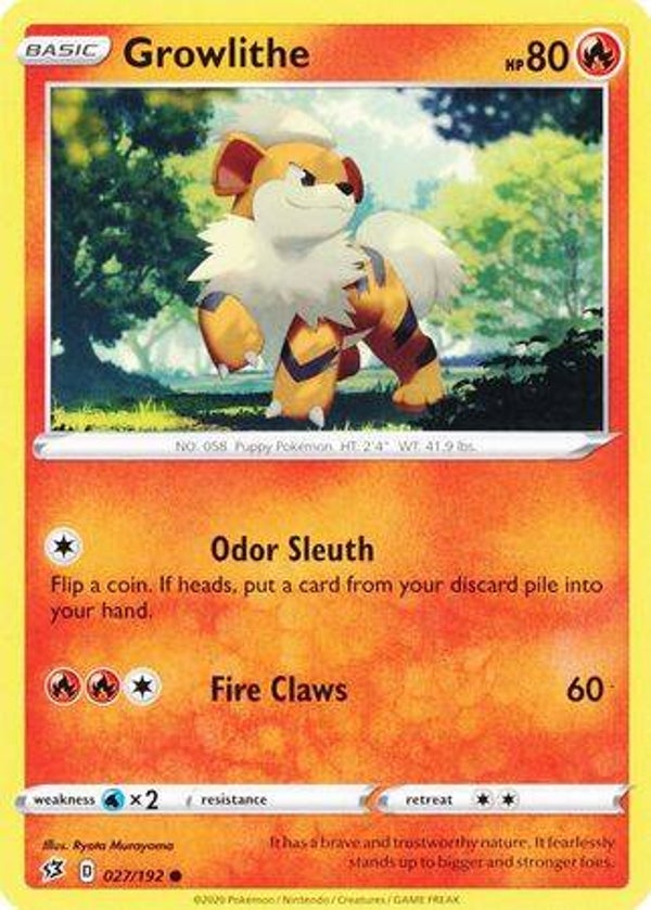 27/192 Growlithe SWSH2