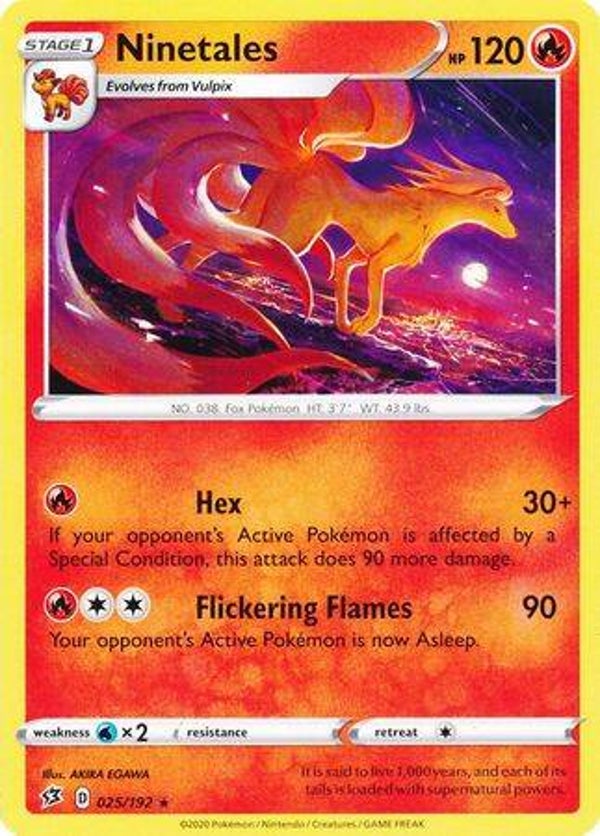 25/192 Ninetales SWSH2