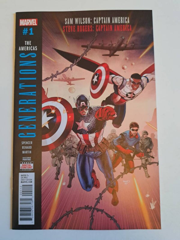 Generations Sam Wilson / Steve Rogers Captain America #1