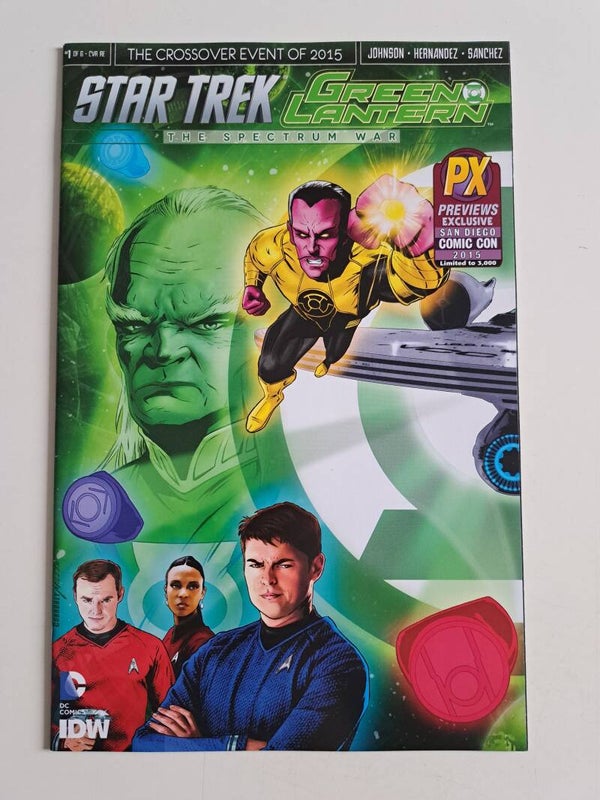 Star Trek/Green lantern the spectrum war #1