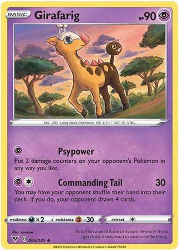 65/185 Girafarig SWSH4