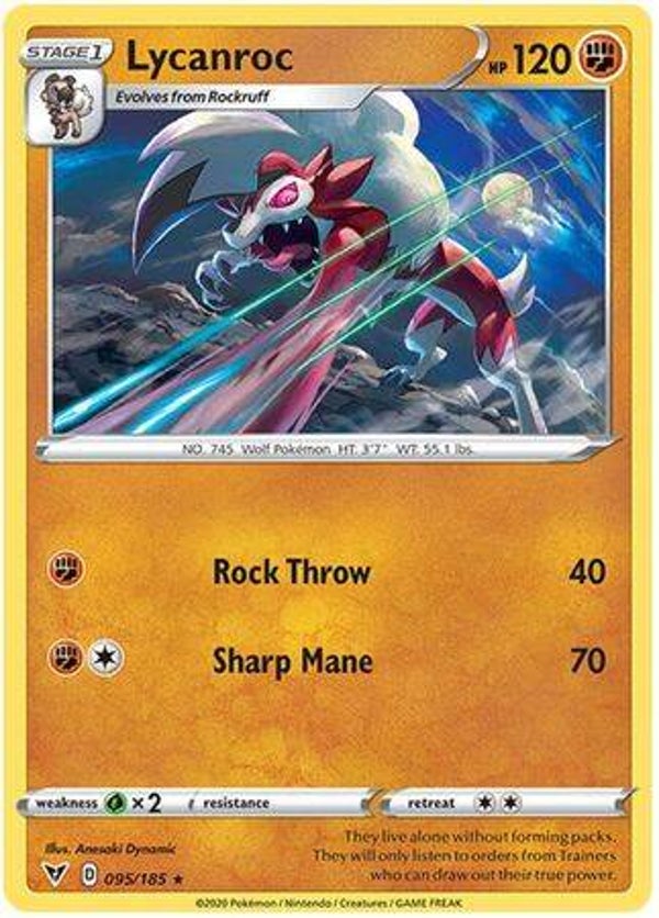 95/185 Lycanroc SWSH4