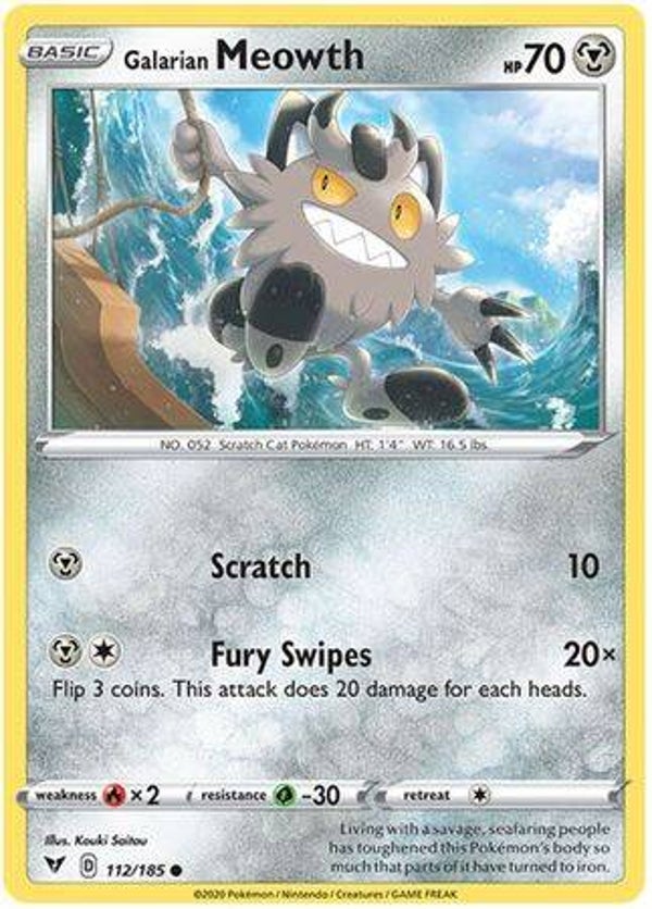 112/185 Meowth SWSH4