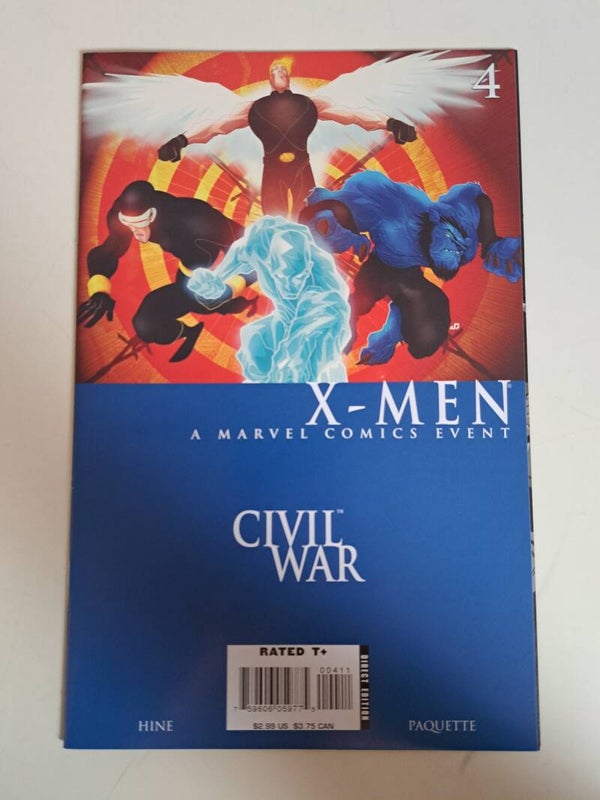Civil war X-men #4