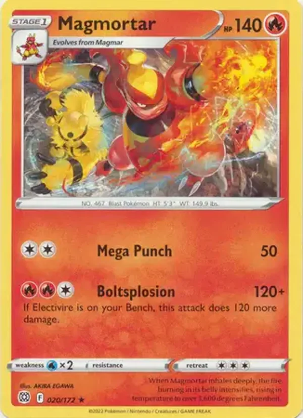 20/172 Magmortar SWSH9