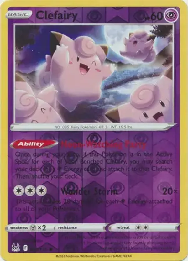 62/196 Clefairy Reverse SWSH11