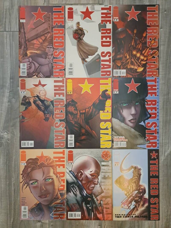 The red star 1 t/m 9