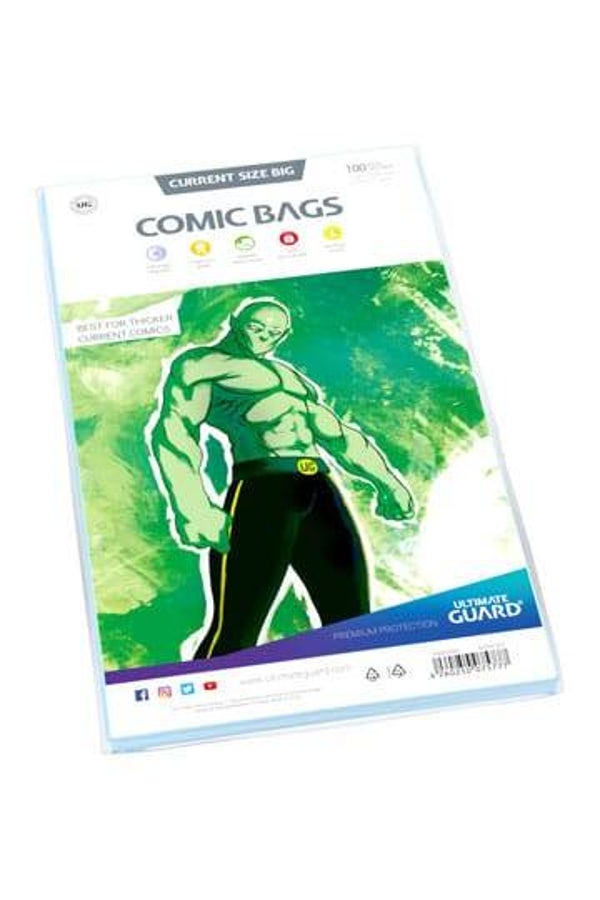 Current size comic bags