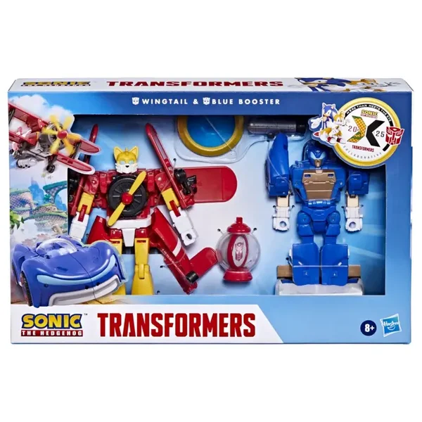 Sonic the Hedgehog x Transformers Action Figure - Wingtail & Blue Booster