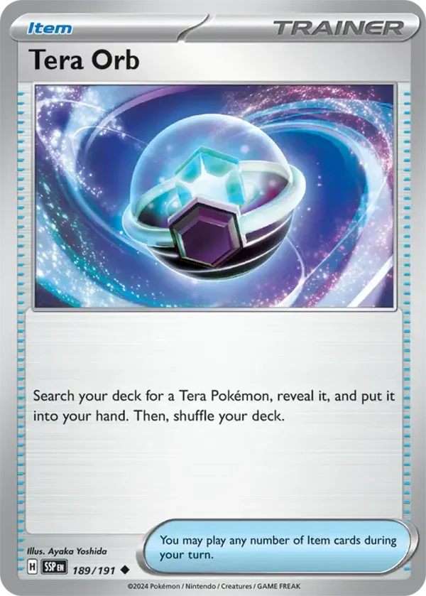 189/191 Tera Orb SV8