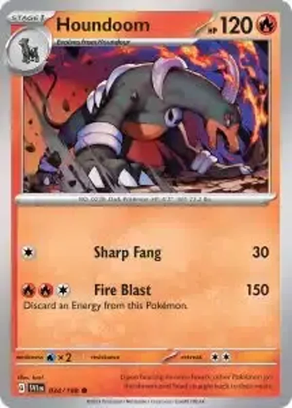 34/198 Houndoom Reverse SV1