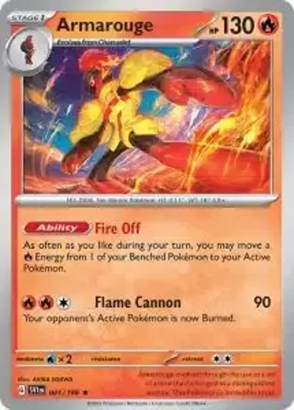 41/198 Armarouge Holo SV1