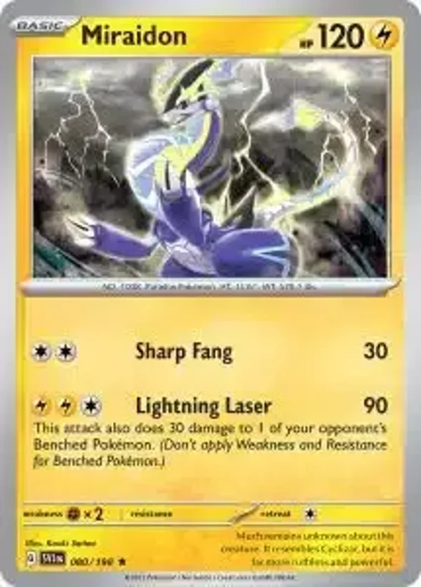 80/198 Miraidon Holo SV1