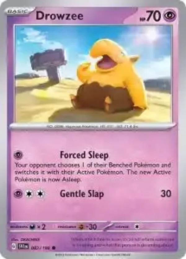 82/198 Drowzee Reverse SV1