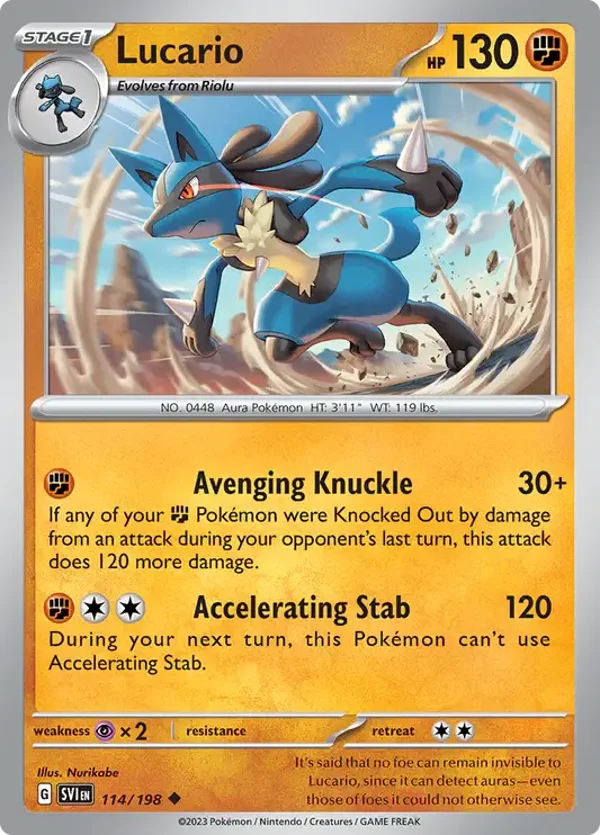 114/198 Lucario SV1
