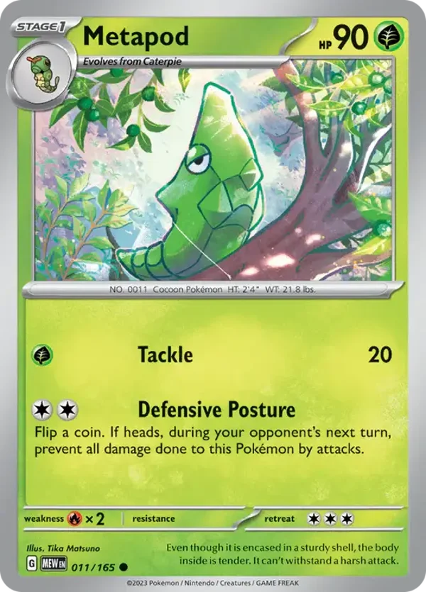 11/165 Metapod SV3-5