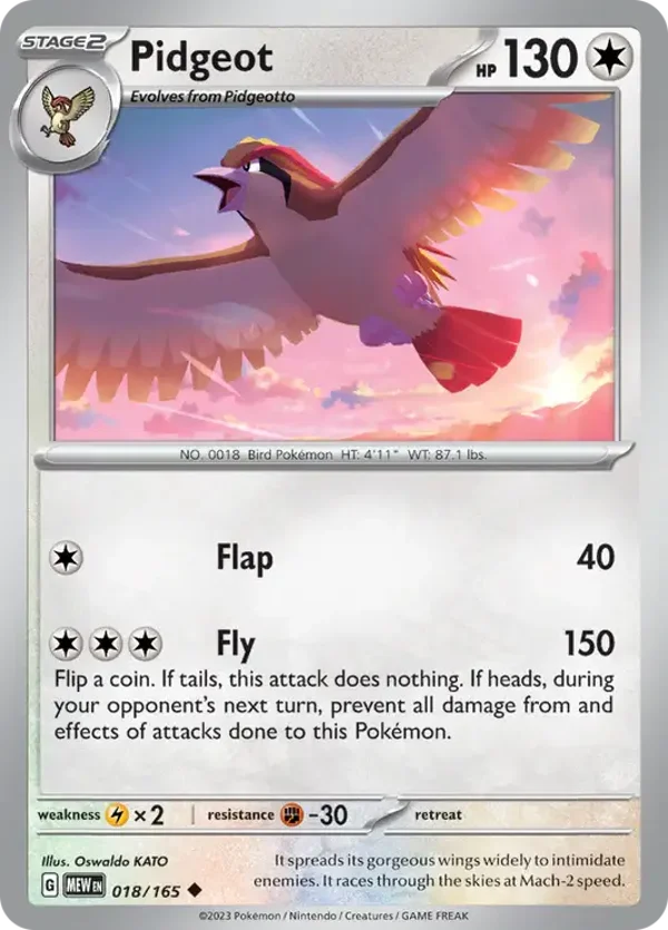 18/165 Pidgeot SV3-5