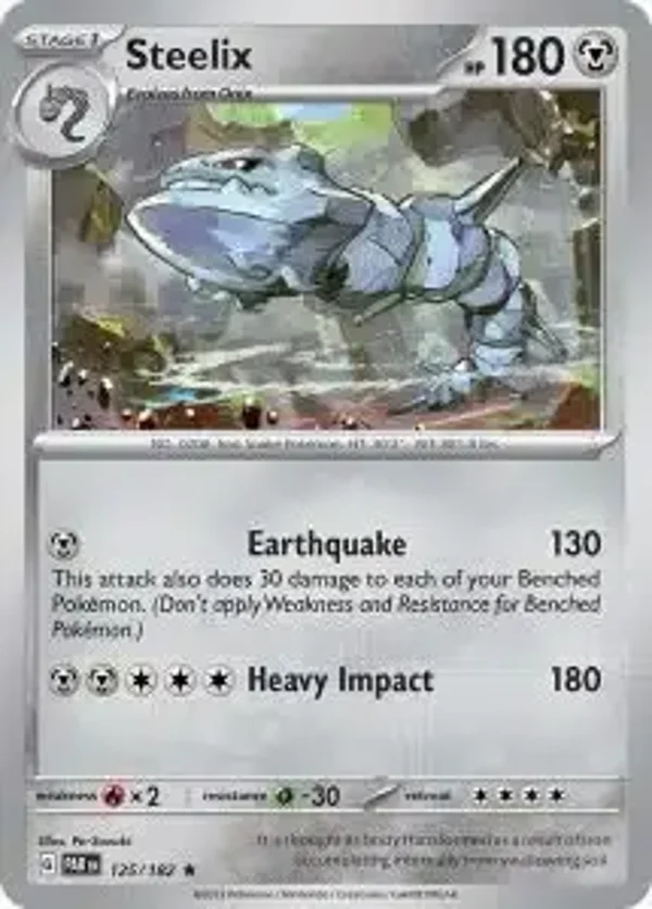 125/182 Steelix Holo SV4