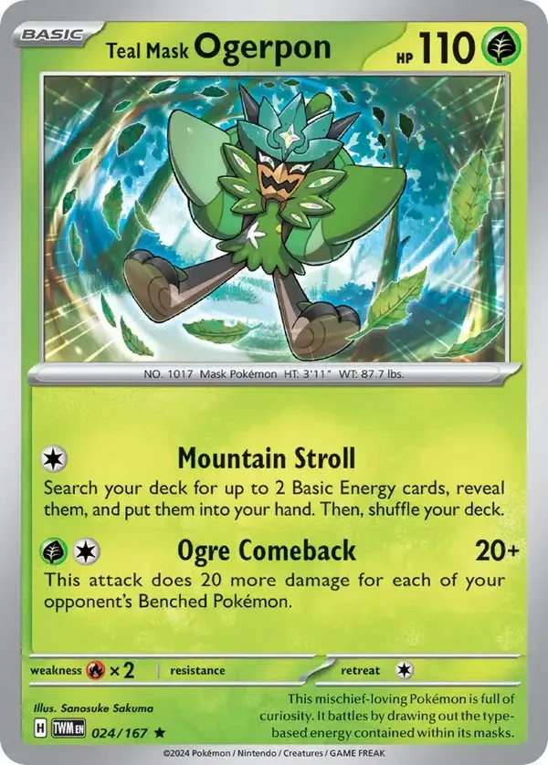 24/167 Ogerpon Holo SV6