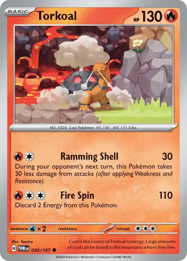 30/167 Torkoal Reverse SV6