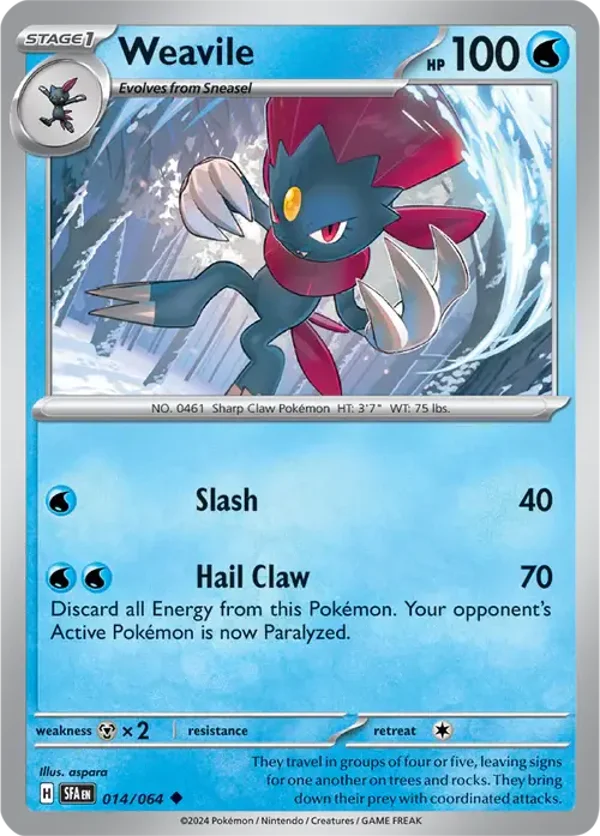 14/64 Weavile SV6-5