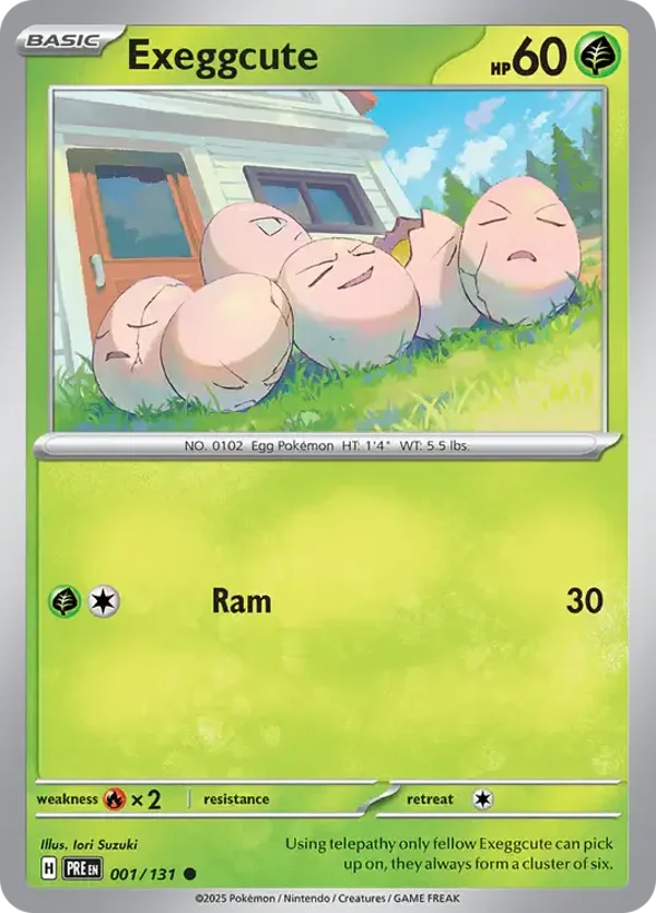 1/131 Exeggcute SV8-5