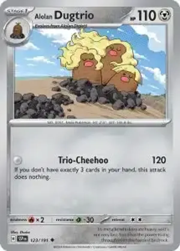 123/191 Dugtrio SV8