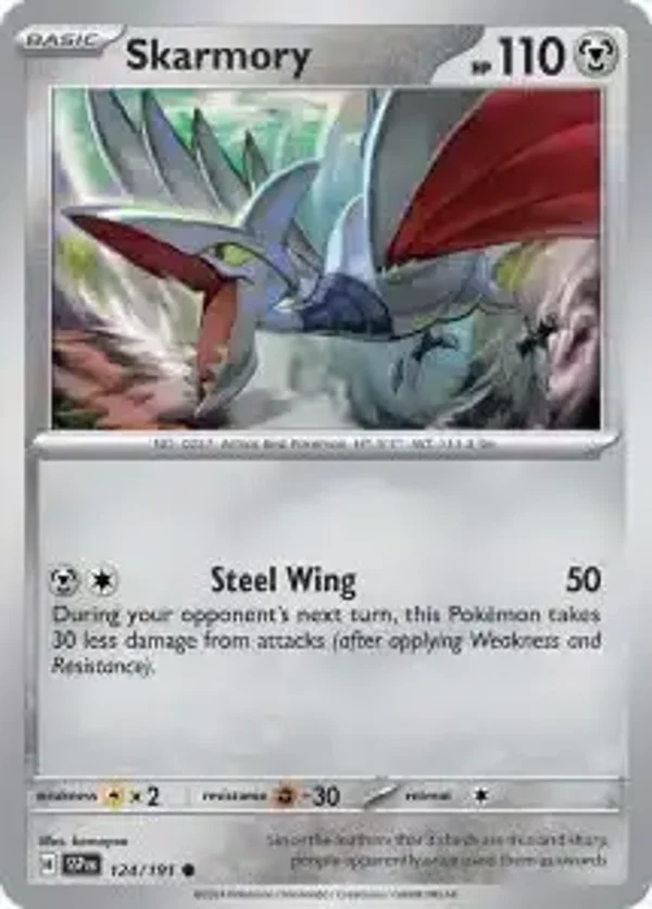 124/191 Skarmory Reverse SV8