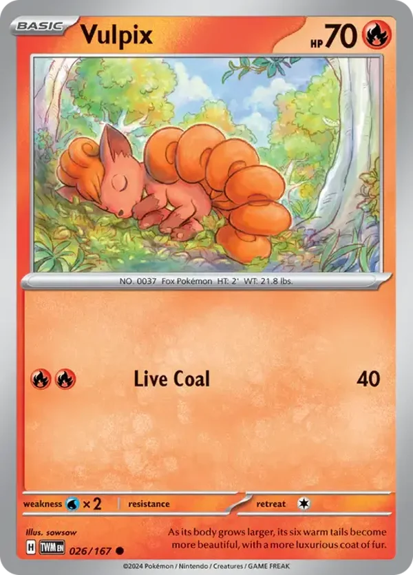 26/167 Vulpix SV6