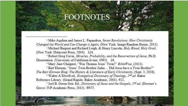 Citations and Evaluations