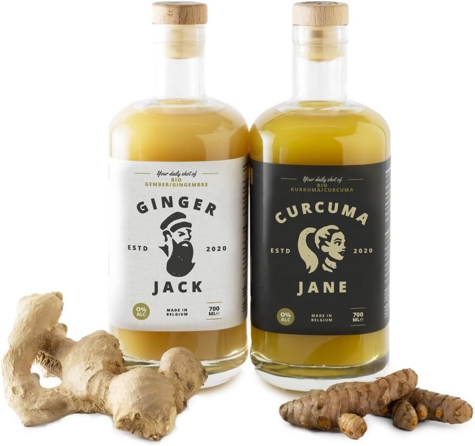 boisson au gingembre 100% biologique, sans alcool