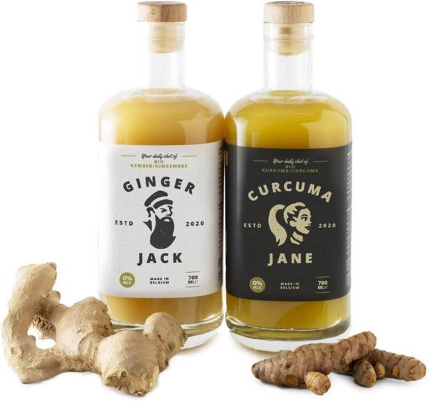 boisson au gingembre 100% biologique, sans alcool